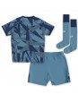 Aston Villa Alternativní dres pro děti 2023-24 Krátký Rukáv (+ trenýrky)